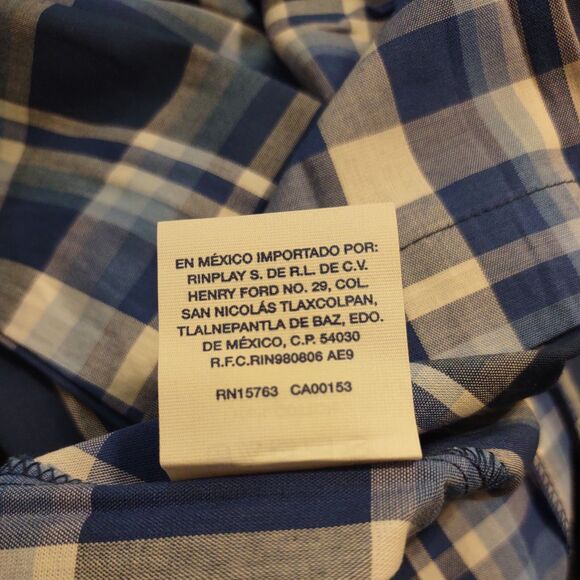 Polo Ralph Lauren P199RL Birdseye 100% Cotton Woven Sleepwear Top ~ Large - Picture 7 of 7